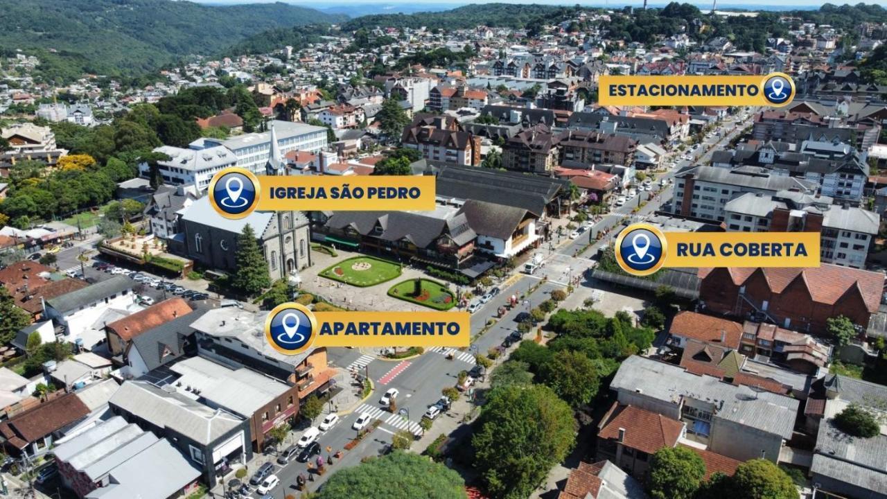 Апартаменты Apartamento Oppitz - No Coracao De Gramado Junto Da Rua Coberta Экстерьер фото